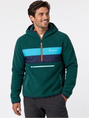 Cotopaxi Teca Fleece Hooded Half-Zip in Edamame